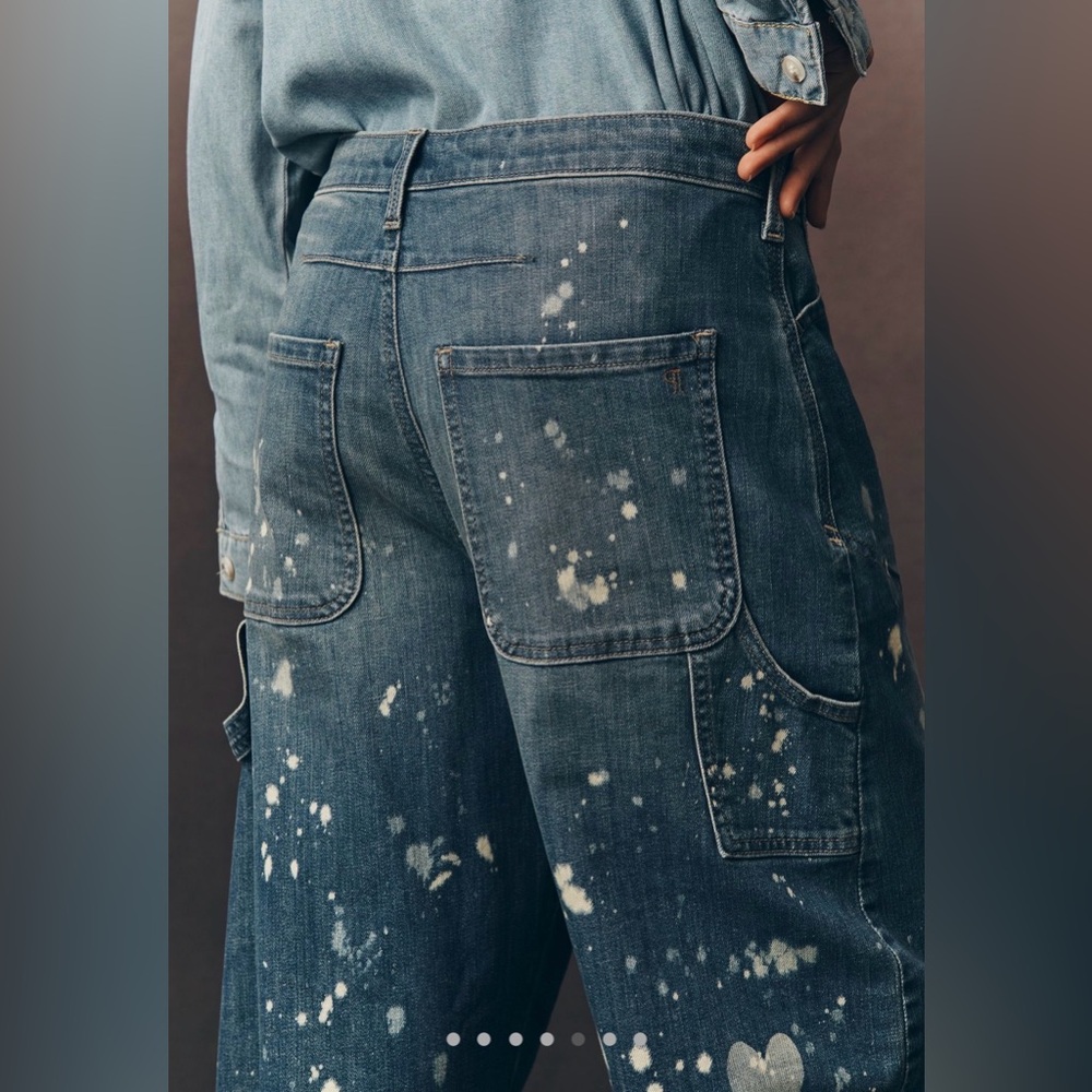 Anthropologie The Kayden Barrel Carpenter Jeans by Pilcro, Various Sizes NWT - Picture 4 of 6
